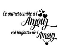 Sticker Ce qui ressemble à l'amour