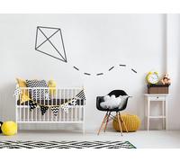 Sticker Cerf-Volant Géométrique - Nombreuses tailles et couleurs disponibles