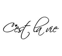 Sticker C'est la vie design