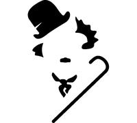 Sticker Charlie Chaplin