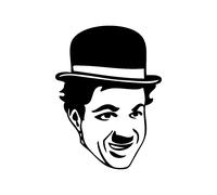 Sticker Charlot souriant