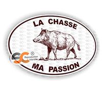 Sticker Chasse Chasseur La Chasse - Ma Passion - Autocollant adhésif