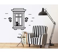 Sticker Chat à la fenêtre - Nombreuses tailles et couleurs disponibles