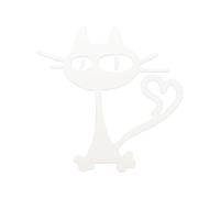 Sticker Chat Pour Voiture Adhésif Réfléchissant En Forme De Chat Mignon