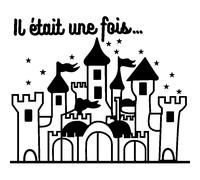 Sticker château il était une fois