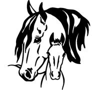 Sticker Cheval et son poulain 2