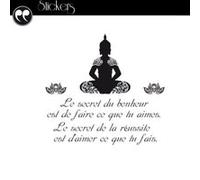 Sticker citation Bouddha