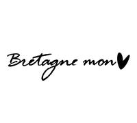 Sticker citation Bretagne mon coeur