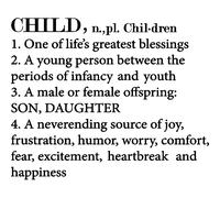 Sticker citation Child: One of life's greatest blessings