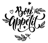 Sticker citation cuisine bon appetit romantique