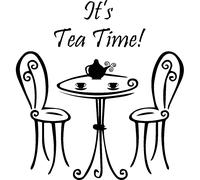 Sticker citation cuisine it's tea time