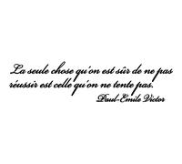 Sticker citation de Paul-Emile Victor