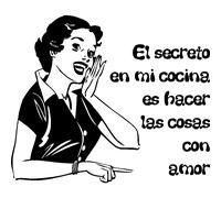 Sticker citation E! secreto en me cocina ...
