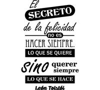 Sticker citation El secreto de la felicidad