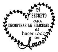 Sticker citation El secreto para encontrar la felicidad