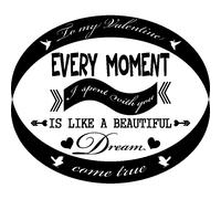 Sticker citation Every moment is like a beautiful