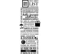 Sticker citation famille To do list