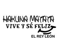 Sticker citation Hakuna matata - El rey leon