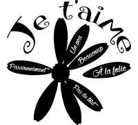Sticker citation Je t'aime, beaucoup ...