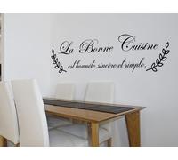 Sticker Citation La Bonne Cuisine - Nombreuses tailles et couleurs disponibles