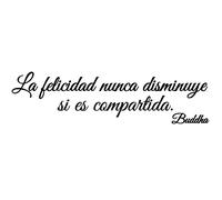 Sticker citation La felicidad...Buddha
