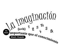 Sticker citation La imaginacion ... - Albert Einstein