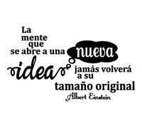 Sticker citation La mente que se abre... Albert Einstein