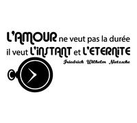 Sticker citation L'amour ... - Friedrich Wilhelm Nietzsche
