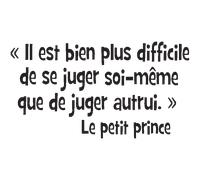 Sticker citation Le petit Prince