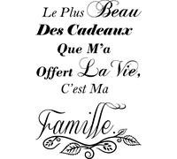 Sticker citation le plus beau cadeau que m'a offert la vie