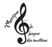 Sticker citation musique...la langue des émotions