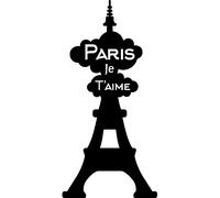 Sticker citation Paris je t'aime