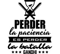 Sticker citation perder la paciencia 2 (Gandhi)