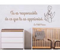 Sticker Citation Petit Prince 3 - Nombreuses tailles et couleurs disponibles