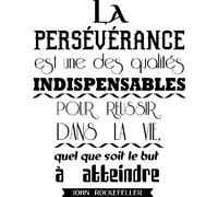 Sticker citation Pour réussir dans la vie ... - John Rockefeller