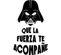 Sticker citation Que la fuerza te acompane