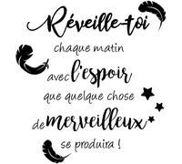 Sticker Citation Réveille-toi chaque matin