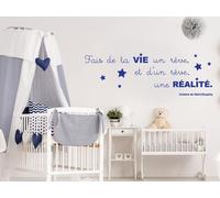 Sticker Citation St Exupery - Nombreuses tailles et couleurs disponibles