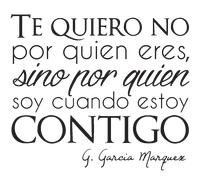 Sticker citation Te quiero no - G. Garcia Marquez