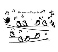Sticker citation The birds will sing for us