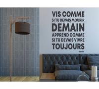Sticker Citation Vis de Gandhi - Nombreuses tailles et couleurs disponibles