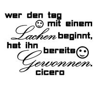 Sticker citation Wer den tag - Cicero