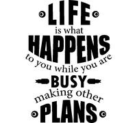 Sticker citation While you are busy making other plans