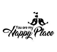 Sticker citation You are my happy place