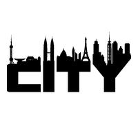 Sticker City Grandes villes du monde