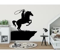 Sticker Cowboy Falaise - Nombreuses tailles et couleurs disponibles