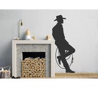 Sticker Cowboy Silhouette - Nombreuses tailles et couleurs disponibles