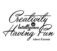 Sticker Creativity is... - Albert Einstein