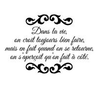 Sticker Croit toujours bien faire