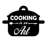 Sticker cuisine Cooking is an art
